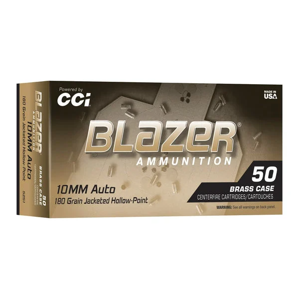 BLAZER BRASS 10MM 180GR JHP 50RD