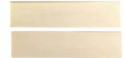 Bleached bone knife handle scales,two scales1/4" x 1-1/4" x 5"