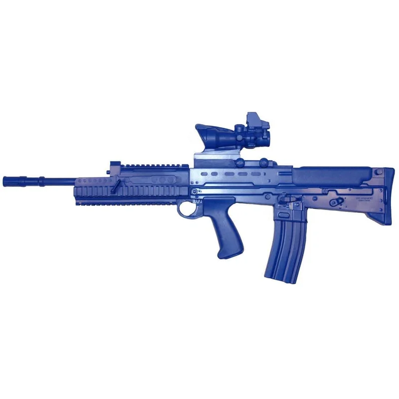 Blueguns FSL85A2FRACOG – L85A2 w/ Forward Rail, ACOG Replica Training Gun (30-60 Day Lead Time )