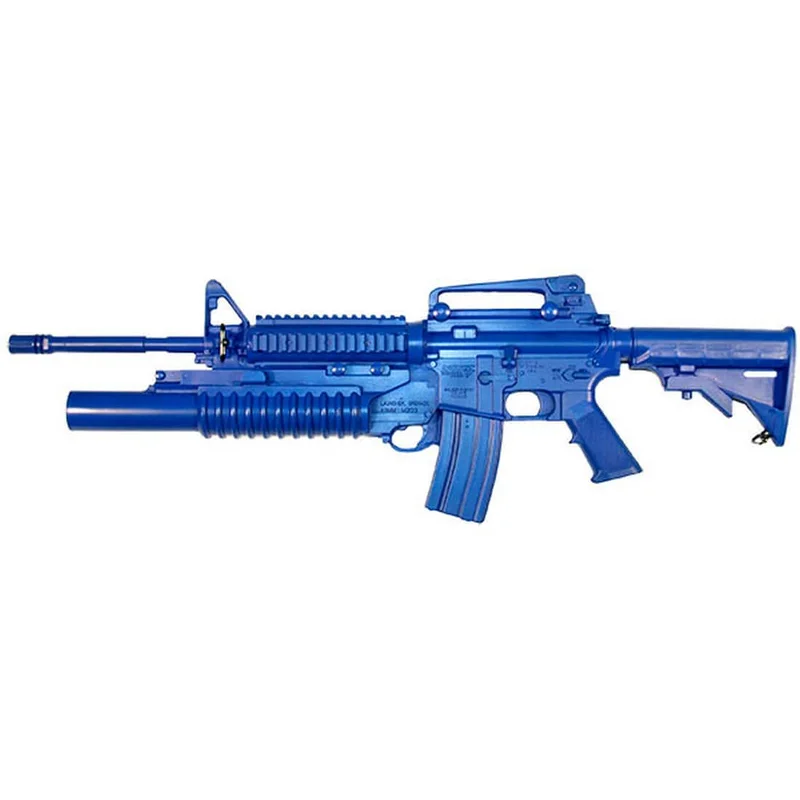 Blueguns FSM4RCSM203 – M4 Closed Stock, Fwd Rail, M203 Grenade Launcher Training Replica (30-60 Day Lead Time )