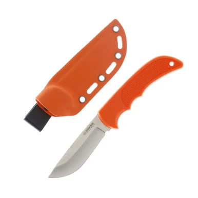 Boker Magnum HL Universal Orange 3.54 Inch Plain Satin Drop Point BK02RY800