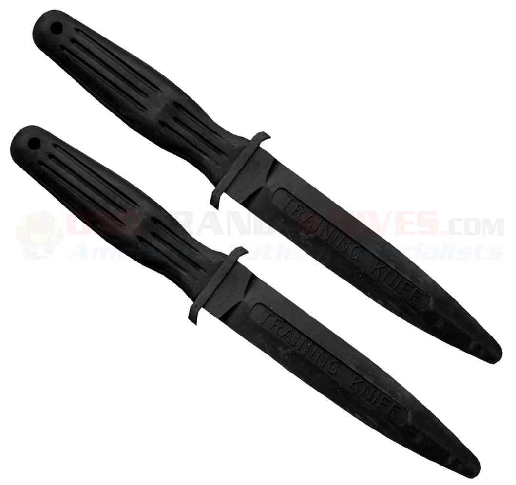 Boker Plus A-F Applegate-Fairbairn Official Rubber Training Knife Set (6.5 Inch Neoprene Rubber Blade) 2-Pack 02BO544