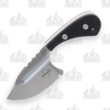 Boker Plus Sigyn Fixed Blade Knife Black G10 1.97in Satin Drop Point BK02BO037