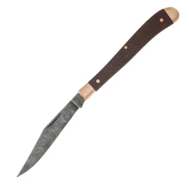 Boker SMKW Exclusive Delicate Folding Knife 3in Plain Copper Burlap Micarta BK111520