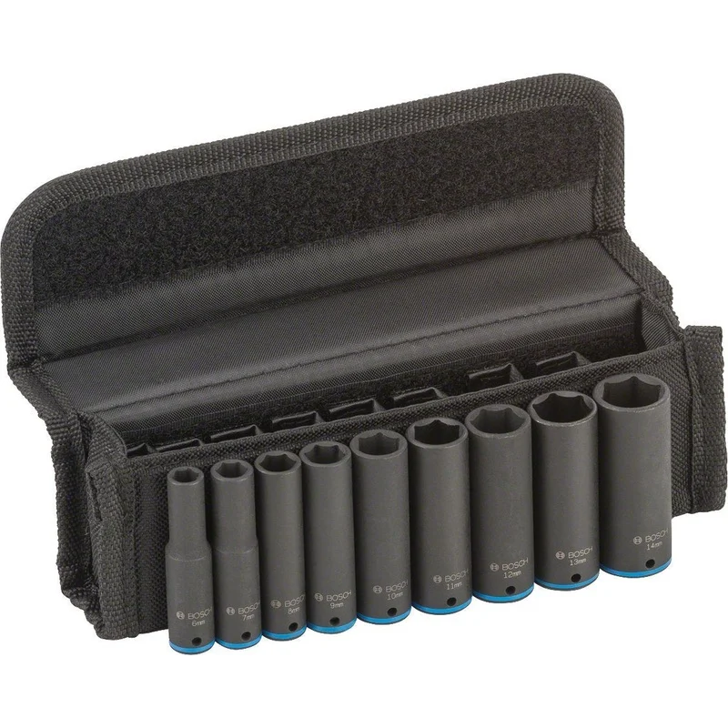 Bosch 2608551097 Impact Socket Wrench Set 1/4″ 9pcs