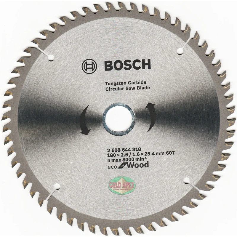 Bosch ECO Circular Saw Blade 7″x60T