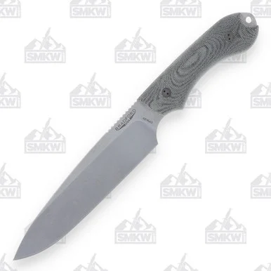 Bradford Guardian 6 Fixed Blade Knife 6.5in Plain Stonewash Drop Point BRAD1899