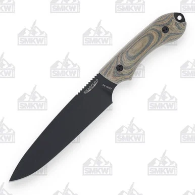 Bradford Guardian 6 Fixed Knife 3D Camo 6.5in Plain Black Drop Point BRAD2102