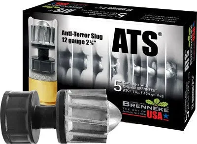 BRENNEKE USA ATS 12GA 2.75" 1OZ SLUG 5RD