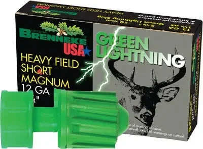 BRENNEKE USA GREEN LIGHTNING 12GA 2.75" 1-1/4OZ SLUG 5RD