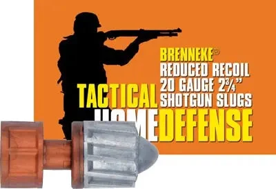 BRENNEKE USA LOW RECOIL 20GA 2.75" 3/4OZ SLUG 5RD