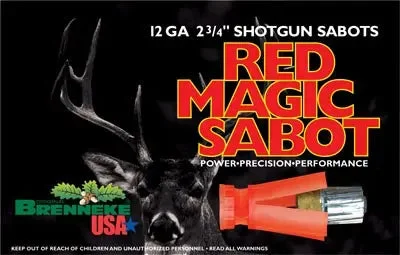 BRENNEKE USA RED MAGIC 12GA 2.75" 1OZ SABOT 5RD