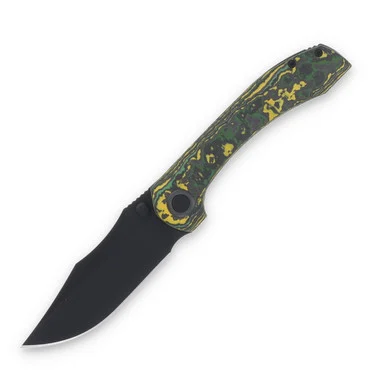 Brian Brown SMKW Exclusive Raptor Folding Knife PVD M390/Toxic Storm FatCarbon BBRAPTORTSV2