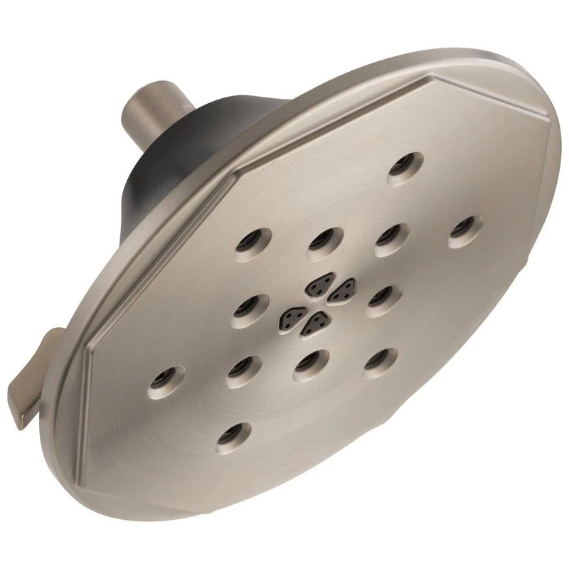 Brizo Rook Multi Function Showerhead in Luxe Nickel with Matte Black | Ferguson