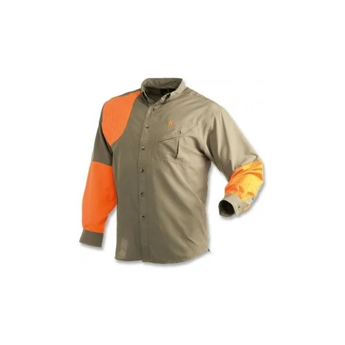 Browning Cross Country Upland Shirt Khaki/Blaze – L – 3011935803