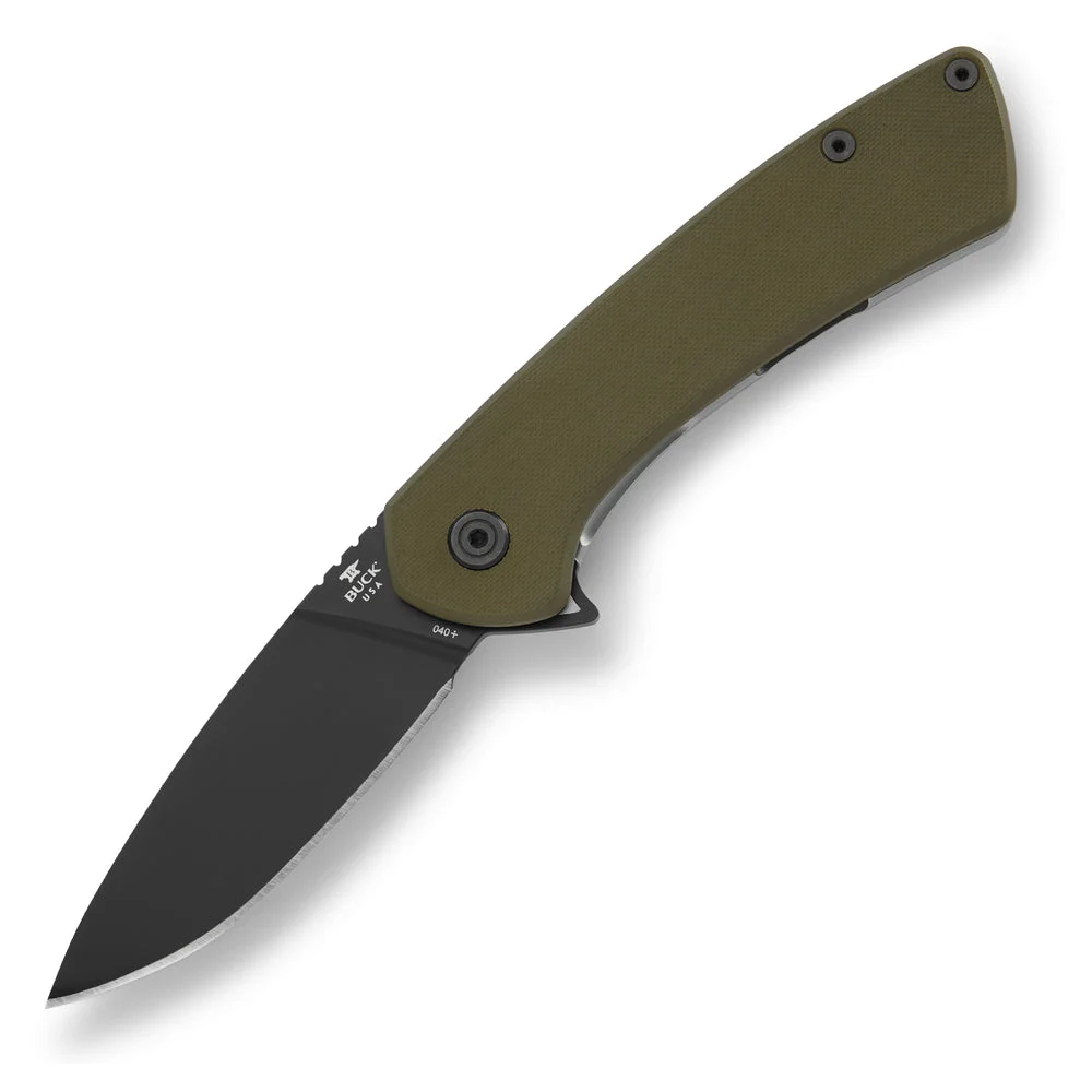 Buck 040 Onset Folding Lockblade Knife, OD Green