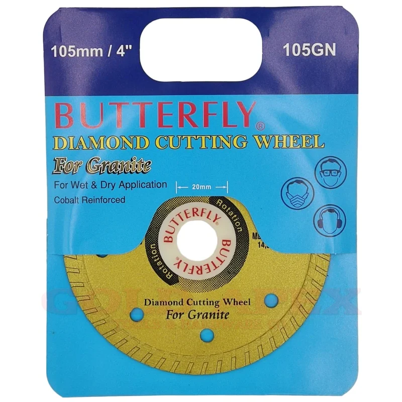Butterfly 105GN Diamond Disc 4″ for Granite