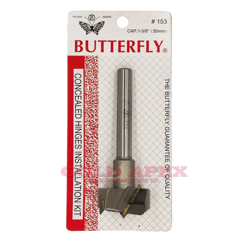 Butterfly Concealed Hinges Installation Kit
