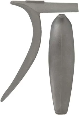 Buttplate, H. E. Leman Trade Rifle,wax cast steelOverall length 4-5/16", width 1-3/8", comb 2-13/16"
