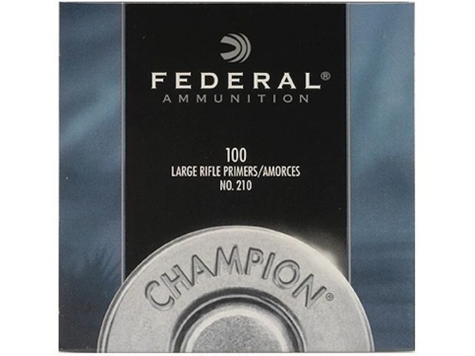 Buy Federal Large Rifle Primers #210 Box of 1000 (10 Trays of 100)