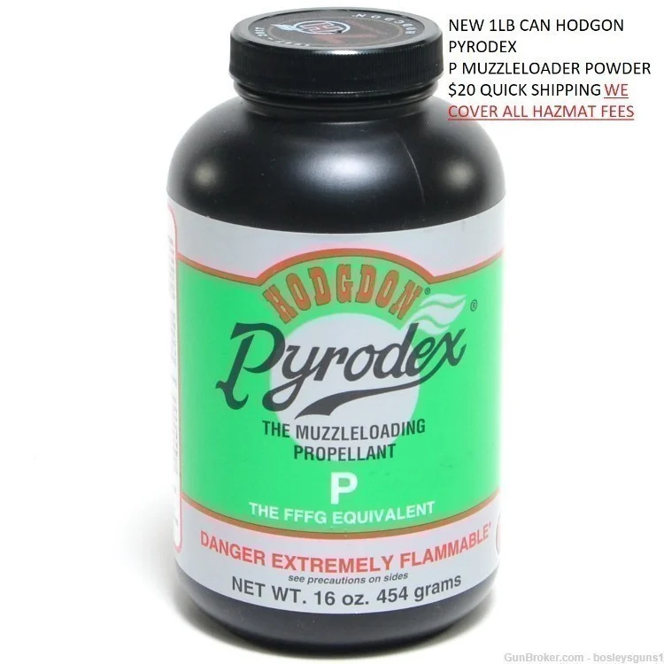 Buy Hodgdon Pyrodex P Black Powder Substitute 1 lb