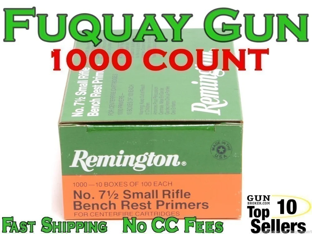 Buy Remington Small Rifle Bench Rest Primers #7-1/2