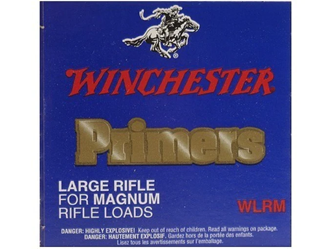 Buy Winchester Large Rifle Magnum Primers #8-1/2M Box of 1000 (10 Trays of 100)
