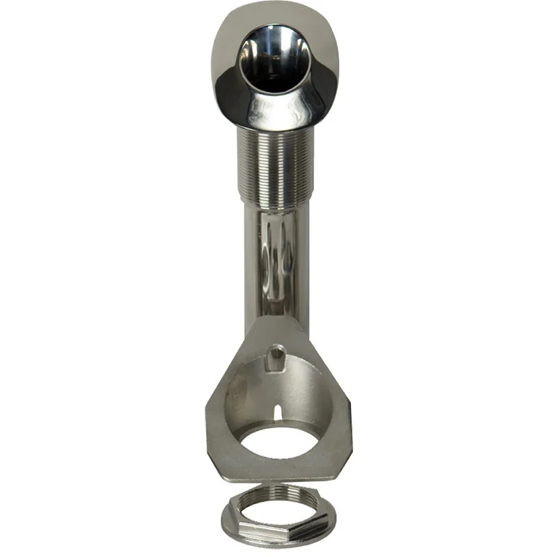C.E. Smith 70 Series Screwless Flush Mount Rod Holder – 30 Degree – Stainless Steel – Cast Bottom – Black Liner – Boxed [53678C]
