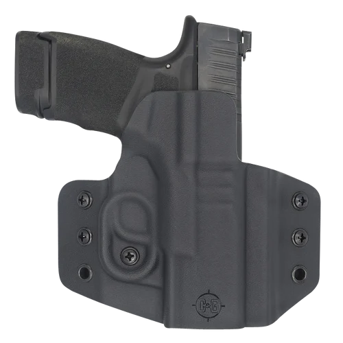 C&G Holsters Covert Outside Waistband Black Kydex Belt Loop Fits Springfield Hellcat