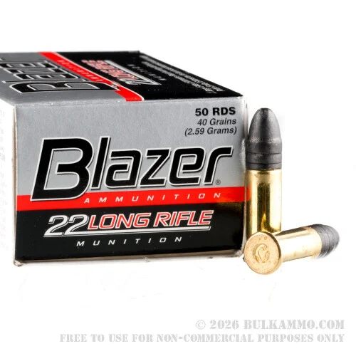 500Rounds of .22 LR Ammo by CCI - 40gr LRN