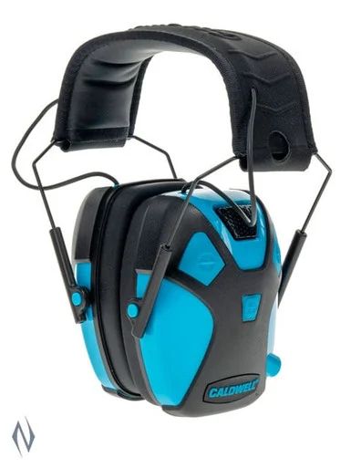 CALDWELL EMAX PRO YOUTH ELECTRONIC EAR MUFFS NEON BLUE