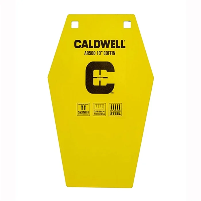 CALDWELL SHOOTING SUPPLIES10″ COFFIN AR500 STEEL TARGET