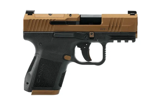 Canik METE MC9 9mm, 3.18" Barrel, Bronze Slide, Black Frame, Optic Ready, 10rd