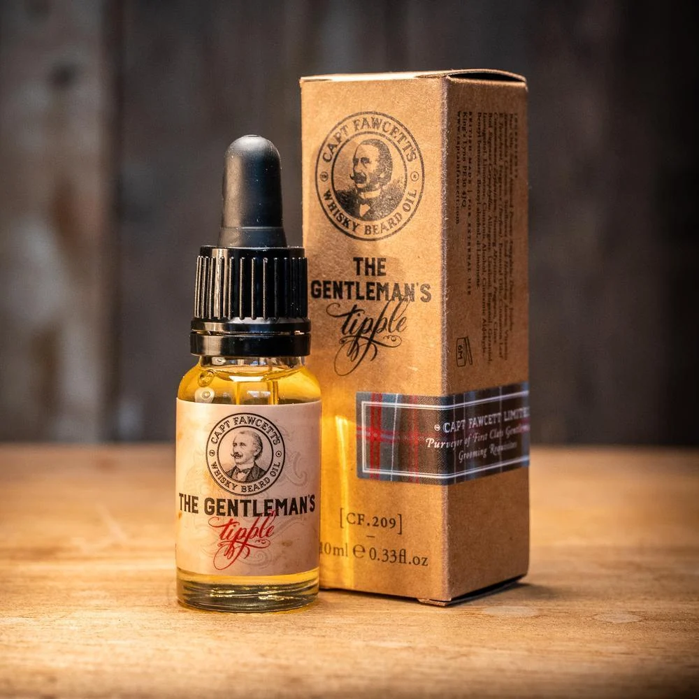 Captain Fawcett’s Gentleman’s Tipple Whisky Beard Oil, 10ml