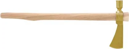 Carlos Gove pattern pipe tomahawk,brass head,22" tapered hickory handle,made in the U.S.A.