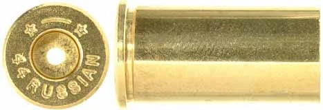 Cartridge Case,.44 Russian, unprimed brass,correct head stamp, by Starline,100 pieces