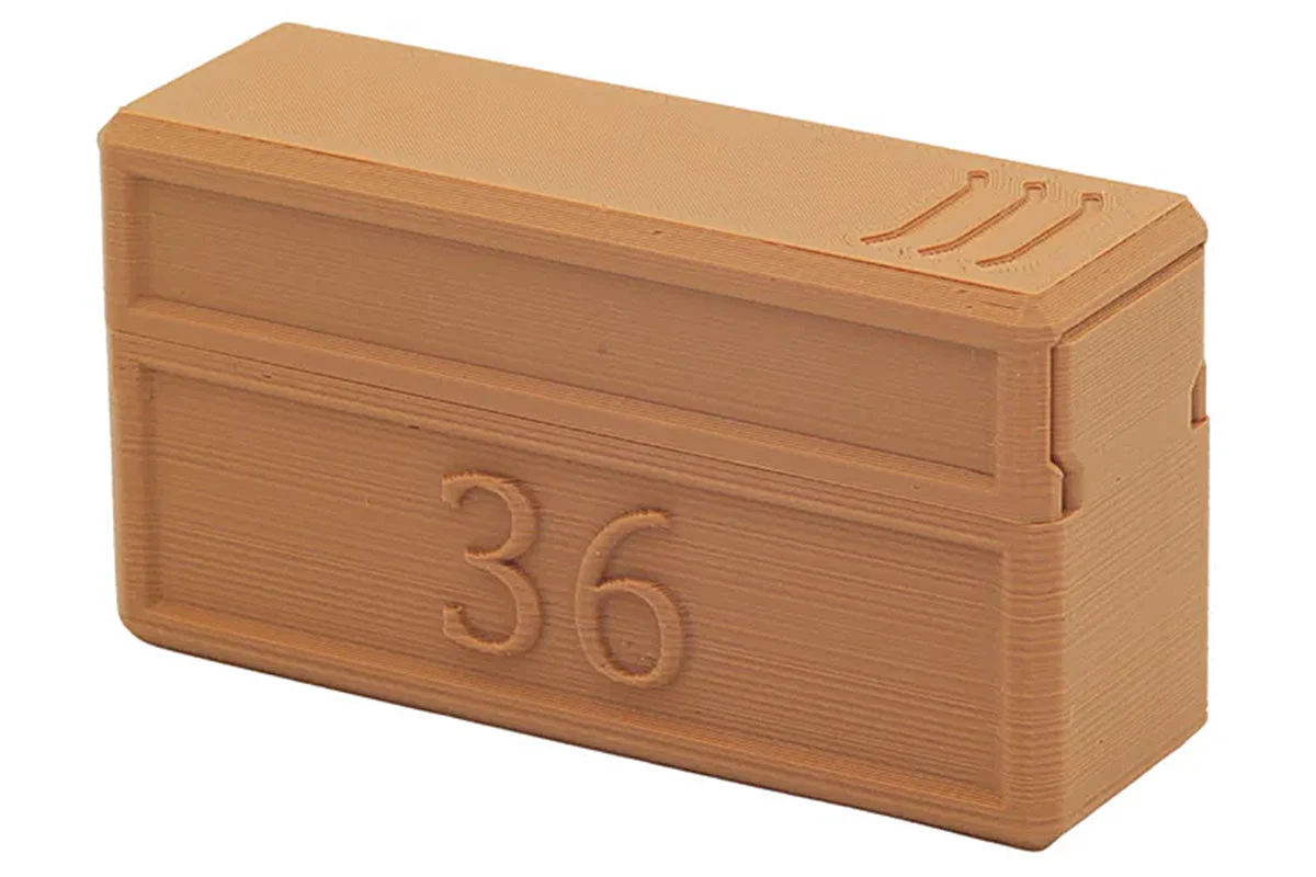 CartridgeKits - .36 Caliber Paper Cartridge Wallet - Slide Top - Paper Cartridge Storage - CK-36WLT-ST