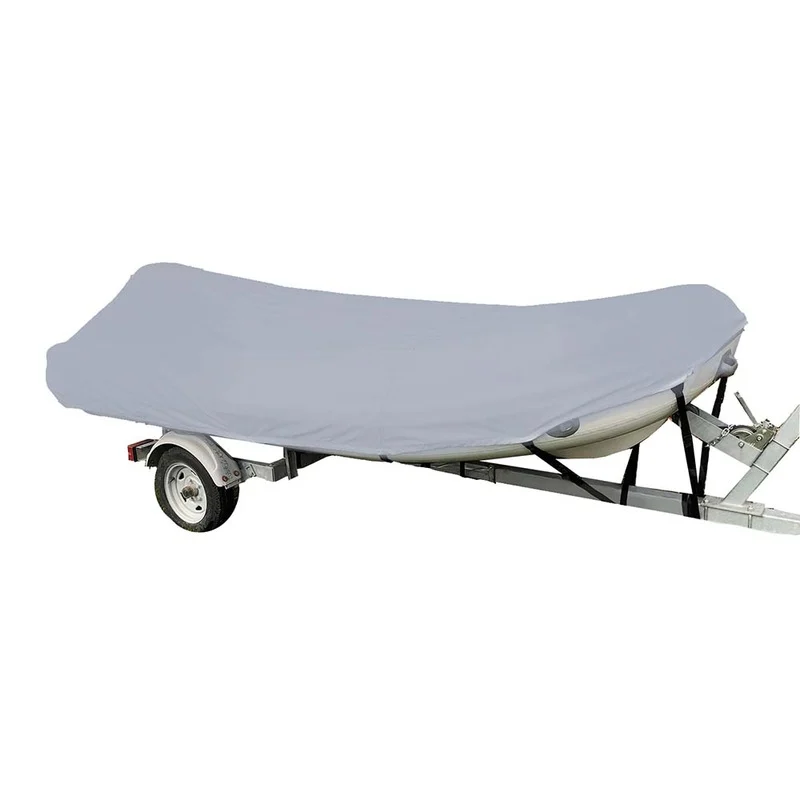 Carver Poly-Flex II Styled-to-Fit Boat Cover f/15.5 Sport-Type Inflatable Boats – Grey [7INF15F-10]