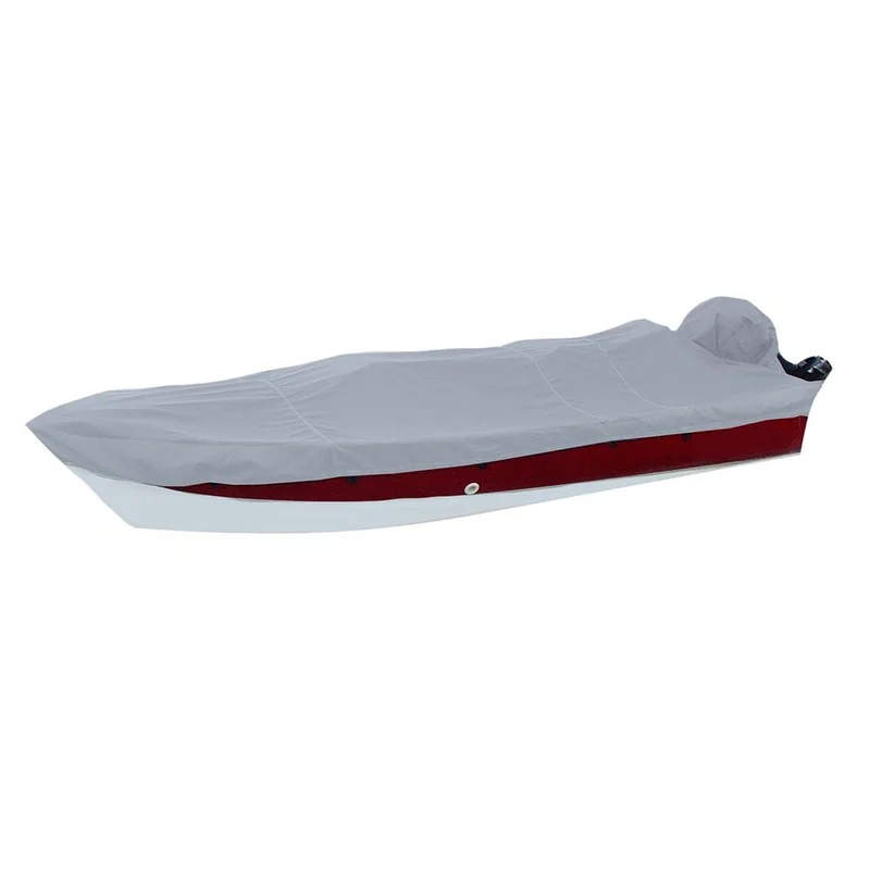 Carver Poly-Flex II Styled-to-Fit Boat Cover f/18.5 V-Hull Side Console Fishing Boats – Grey [72218F-10]