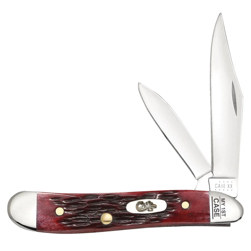 Case Peanut My First Case Pocket Worn Old Red Bone Pocket Knife