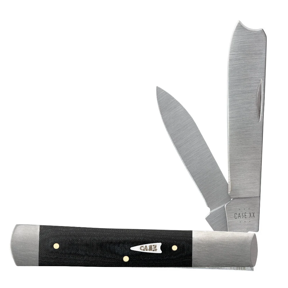 Case Razor Smooth Black Micarta 2024 Vault Pocket Knife