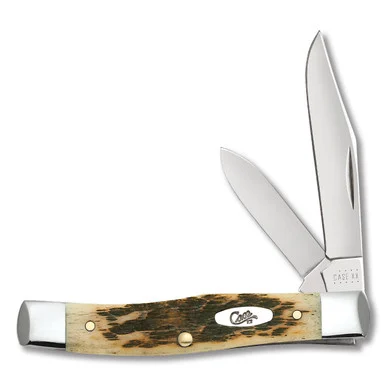Case XX Amber Bone Carbon Steel Texas Jack Folding Knife CA077