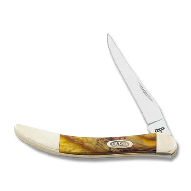 Case XX Butter Rum Corelon Small Texas Toothpick Folding Knife