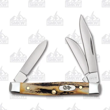 Case XX Genuine India Stag Small Stockman Folding Knife CA178