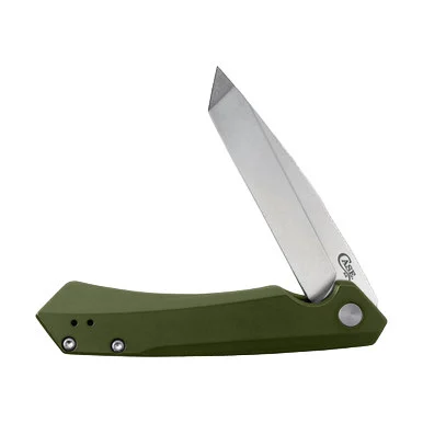 Case XX Kinzua Framelock Folding Knife OD Green Tanto