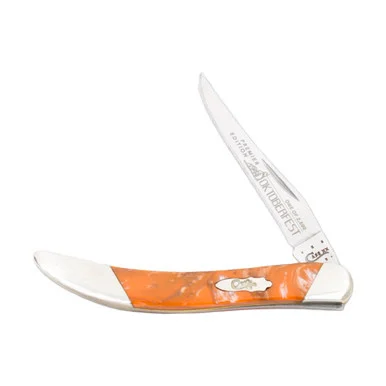 Case XX Slant Bolster Oktoberfest Corelon Small Texas Toothpick Folding Knife