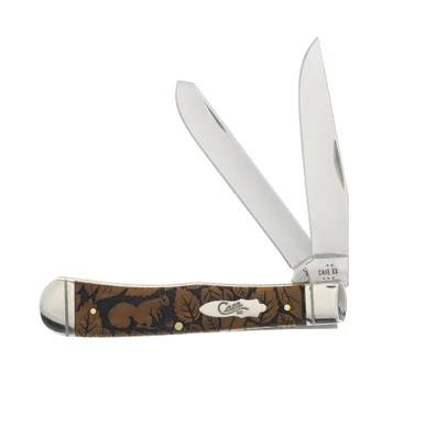 Case XX Squirrel Antique Bone Trapper Folding Knife CA58182SQ