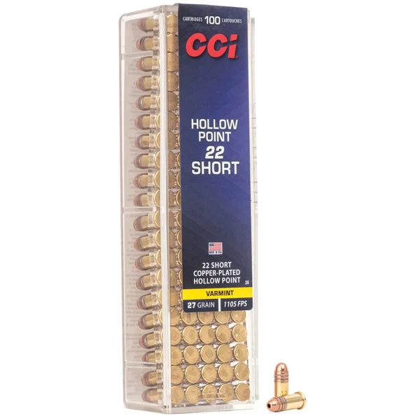 CCI 22 SHORT 27GR LEAD-HP 1080FPS 100RD