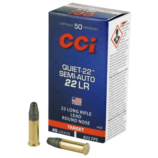 CCI 22LR 45GR LRN SA QUIET 50RD