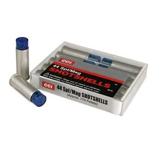 CCI 3744 Pest Control Shotshell 44 S&W Spl 140 gr Shotshell #9 Shot 10 Per Box/ 20 Case